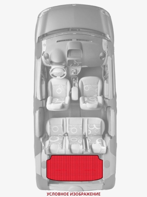 ЭВА коврики «Queen Lux» багажник для Opel Astra TwinTop